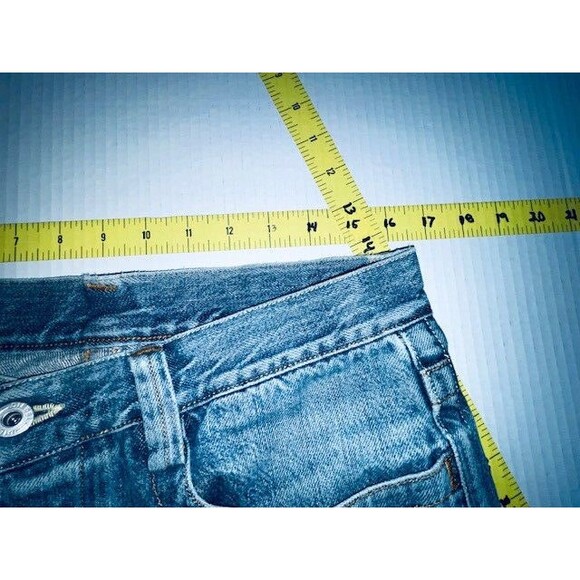 Vintage Y2K Diesel Rivec Straight Leg Distressed Denim Jeans Size 32 Italy 2001 - Picture 6 of 16